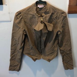 Brown. Jacket